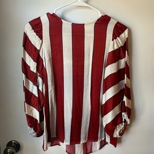 Anthropologie Maeve striped blouse Size 0